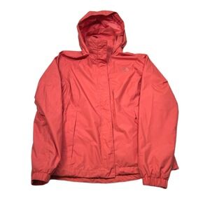 The North Face‎ DryVent Rain Jacket Womens Medium Salmon Pink Waterproof Hooded